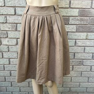 Pink Martini, Taupe, Skirt, Size Small